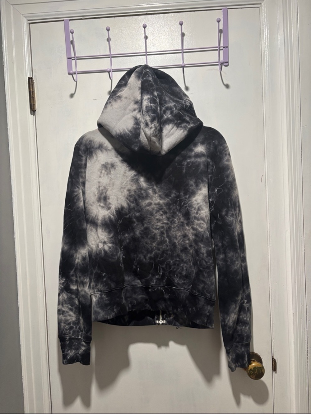 NILI LOTAN tie dye acid wash Callie zip up sweatshirt size medium - Picture 9 of 9